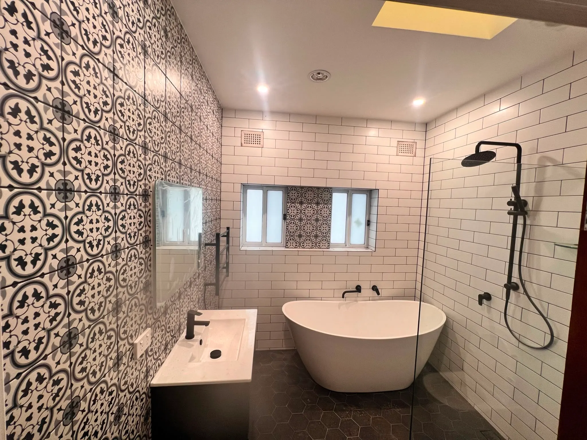 Bathroom renovation lighting